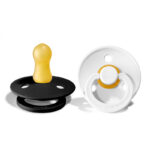 BIBS Colour Καουτσούκ Black / White 0-6 μηνών 2τμχ - Image 2