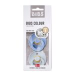 BIBS Colour Καουτσούκ Sky Blue / Baby Blue 0-6 μηνών 2τμχ
