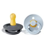 BIBS Colour Καουτσούκ Iron / Baby Blue 6-18 μηνών 2τμχ - Image 2