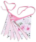 Γιρλάντα με σημαιάκια Pink Floral