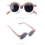 Παιδικά γυαλιά ηλίου BabyLlama Dusty Pink / Summer White 2-5 ετών - Image 2