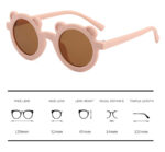 Παιδικά γυαλιά ηλίου με αυτάκια BabyLlama Dusty Blue / Gray 3-9 ετών - Image 4