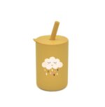 Ποτηράκι σιλικόνης με καλαμάκι Cloud 160ml