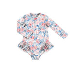 Παιδικό ολόσωμο Μαγιό Blue Floral