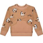 Σετ φόρμας καφέ με ζέβρες - Image 2