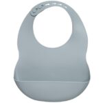 Σετ Φαγητού Σαλιάρα+Μπολ+Κουταλάκι Dusty Blue - Image 3