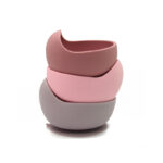 Μπoλ Φαγητού Σιλικόνης με κουτάλι Dusty Blue - Image 3