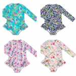 Παιδικό ολόσωμο Μαγιό Vintage Leopard - Image 3