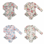 Παιδικό ολόσωμο Μαγιό Vintage Leopard - Image 2