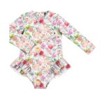 Παιδικό ολόσωμο Μαγιό Nude Flowers