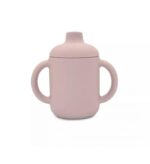 Σετ Φαγητού Πιάτο με χωρίσματα + Ποτηράκι με χερούλια Dusty Pink - Image 3