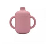 Σετ Φαγητού Πιάτο με χωρίσματα + Ποτηράκι με χερούλια Dusty Rose - Image 3