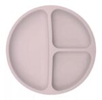 Σετ Φαγητού Πιάτο με χωρίσματα + Ποτηράκι με χερούλια Dusty Pink - Image 2