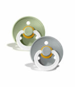 BIBS Colour Καουτσούκ Sage / Cloud Night 6-18 μηνών 2τμχ