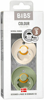 BIBS Colour 2 PACK Sage / Ivory 18+ μηνών 2τμχ