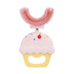 Παιδική οδοντόβουρτσα σε σχήμα U Cupcake Pink
