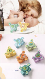 Αντικουνουπικό βραχιόλι Spinner με φωτάκι Πορτοκαλί / Κίτρινο - Image 4