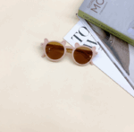 Παιδικά γυαλιά ηλίου με αυτάκια BabyLlama Pink flexible