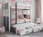 ARTEN3 Κουκέτα για 3 παιδιά - Image 2