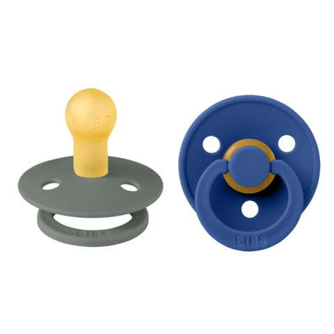 BIBS Colour Καουτσούκ Pine / Cornflower 0 - 6 μηνών 2τμχ - Image 1