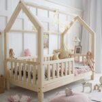 Bianco Montessori παιδικό κρεβάτι μασίφ φυσικό ξύλο