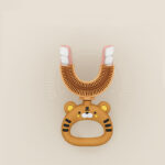 Παιδική οδοντόβουρτσα σε σχήμα U Τίγρης Κόκκινη - Image 6