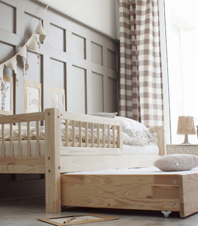 Basic plus krevati me syromeno krevati / apothikeutiko xoro