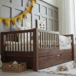Basic Alto Plus παιδικό κρεβάτι με στρογγυλό κάγκελο και συρτάρι ή δεύτερο κρεβάτι - Image 13