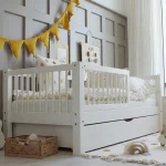 Basic Alto Plus παιδικό κρεβάτι με στρογγυλό κάγκελο και συρτάρι ή δεύτερο κρεβάτι - Image 4