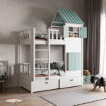 IVI Κουκέτα με σκεπή και παράθυρα ΜΑΣΙΦ ξύλο