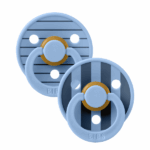 BIBS Colour 2 PACK Pin Sky Blue mix 0-6 μηνών 2τμχ