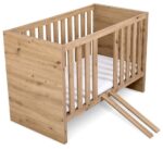 Κούνια κρεβάτι Amelia 120x60 εκ. Oak - Image 7