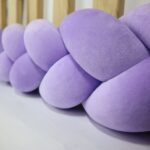 Πάντα πλεξούδα τριπλή χειροποίητη Velvet 160-700εκ. x 14εκ. - Image 2