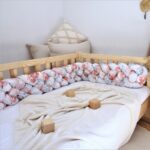 Πάντα πλεξούδα τετραπλή χειροποίητη Velvet 200x18εκ Flower - Image 3