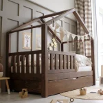 Housebed Plus με πλακέ κάγκελο και συρτάρι ή δεύτερο κρεβάτι - Image 4