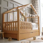 Housebed Plus με πλακέ κάγκελο και συρτάρι ή δεύτερο κρεβάτι - Image 5