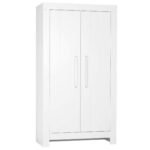 Δίφυλλη ντουλάπα Calmo Λευκή