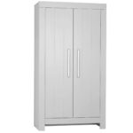 Δίφυλλη ντουλάπα Calmo Λευκή - Image 4