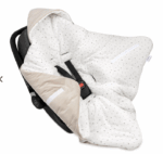 Κουβέρτα καθίσματος αυτοκινήτου Little Stars Ecru