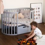 Κούνια Oval 7 σε 1 Grey με δώρο το στρώμα - Image 6