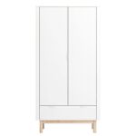 Δίφυλλη ντουλάπα Miloo Λευκή - Image 6