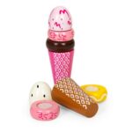 Σετ ξύλινα παγωτά Velcro 9 τεμαχίων - Image 3