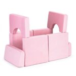 Πολυμορφικός Καναπές για παιδιά ροζ - ΕΚΘΕΣΙΑΚΟΣ - Image 6