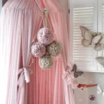 Τούλινο Canopy με πομ πον - Image 22