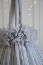 Τούλινο Canopy με πομ πον - Image 12