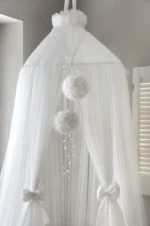 Τούλινο Canopy με πομ πον - Image 10