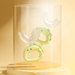 Παιδική οδοντόβουρτσα σε σχήμα U Dino Green - Image 7