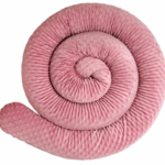 Κυλινδρικό προστατευτικό κούνιας Minky Old Rose