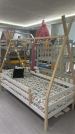 Luca μοντεσόρι παιδικό κρεβάτι μασίφ ΟΞΙΑ - Image 5