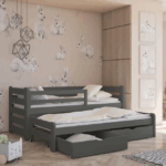 Billy κρεβάτι ΜΑΣΙΦ Οξιά με συρόμενο